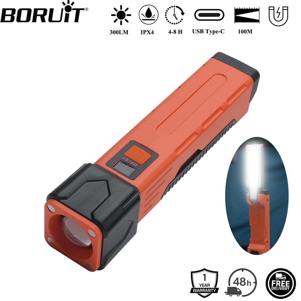 Outdoor Hunting Lights - BORUiT 300LM LED Latarka Robocza z