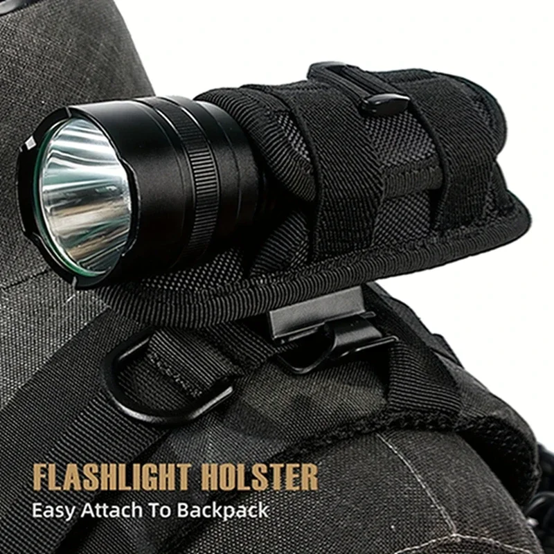 Outdoor Hunting Lights - Nylonowa osłona na latarkę taktyczną, kabura