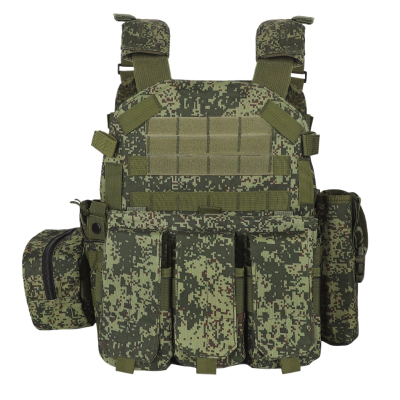 Camouflage Hunting Jacket - Kamizelka taktyczna kamuflażowa 6094, wielofunkcyjny nosidełko