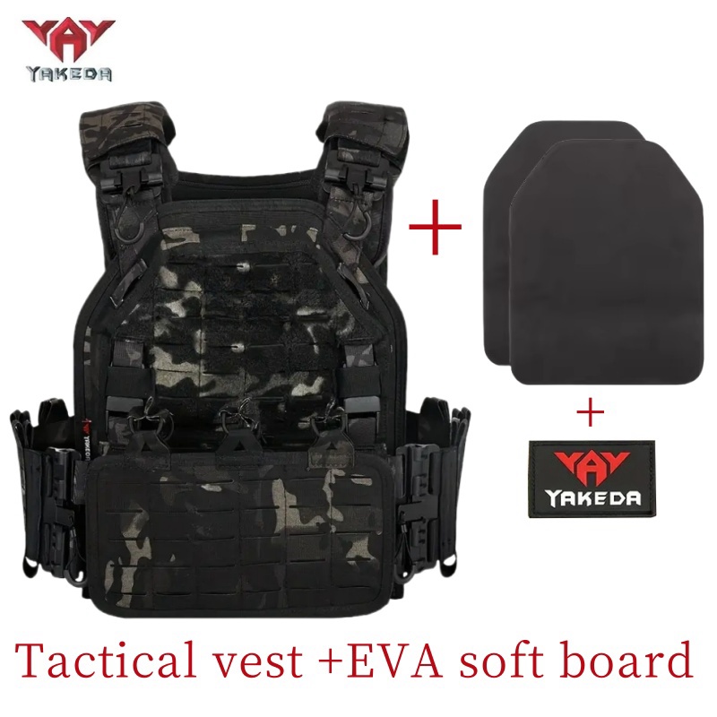 Outdoor Hunting Lights - Kamizelka taktyczna YAKEDA 6094, szybkozłączna, lekka,