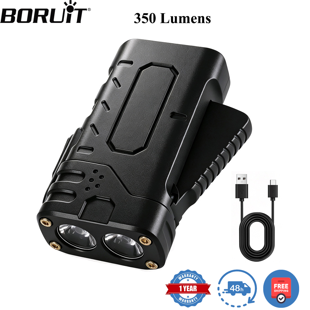 Outdoor Hunting Lights - BORUIiT Ręczna latarka LED EDC z