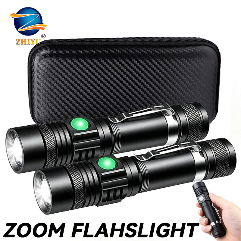 Outdoor Hunting Lights - Latarka LED T6 z możliwością ładowania,