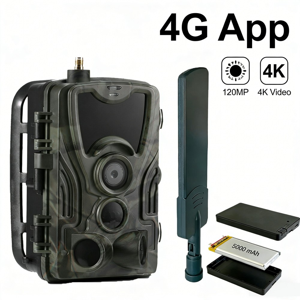 Kamera leśna 4G 4K 120MP z tra – Outdoor Hunting Video Camera recenzja i cena