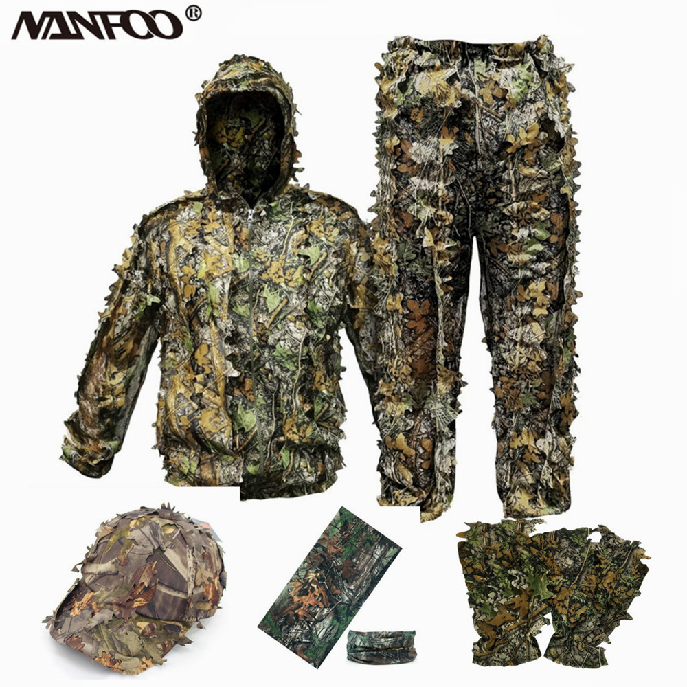 Dorosły 3D liście bioniczny ka – Camouflage Hunting Jacket recenzja i cena