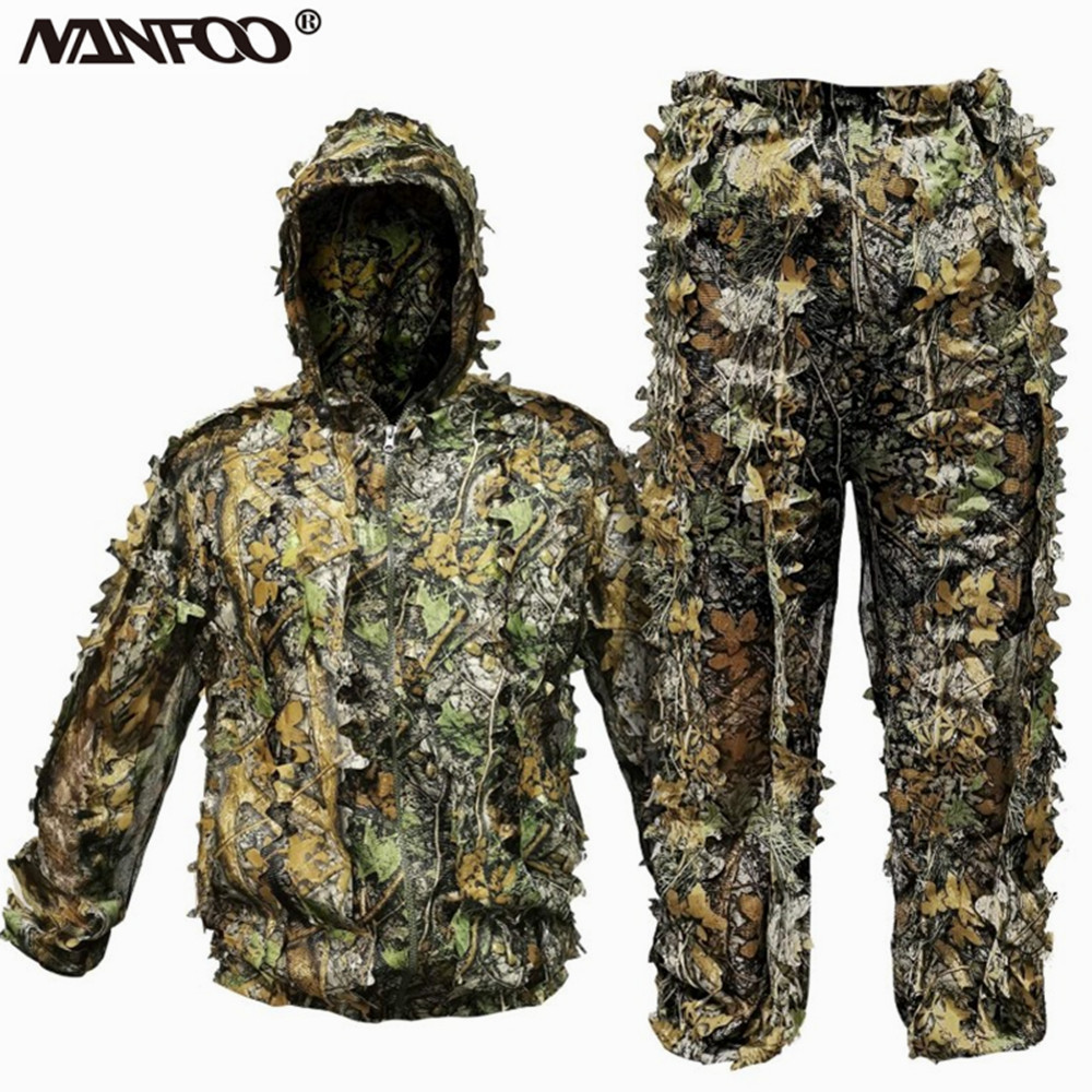 Dorosły 3D liście bioniczny ka – Camouflage Hunting Jacket recenzja i cena