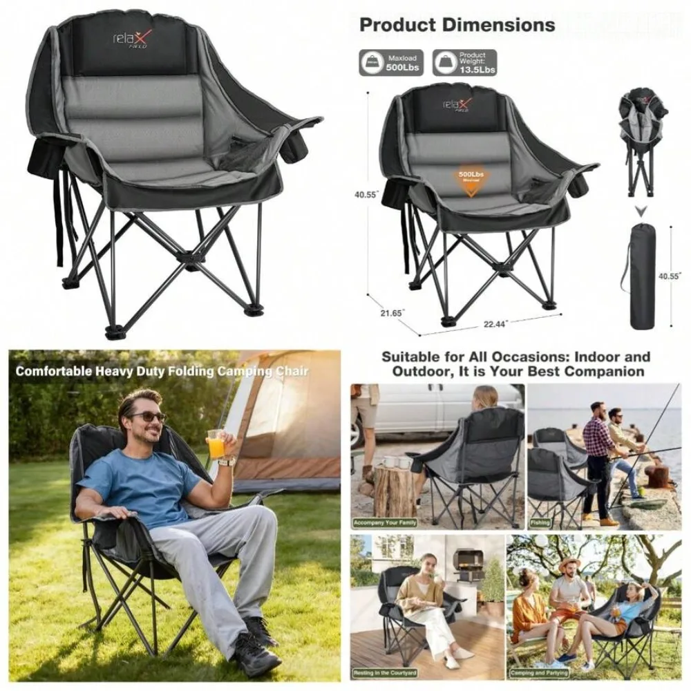 Ogromne krzesło kempingowe dla – Outdoor Hunting Events recenzja i cena