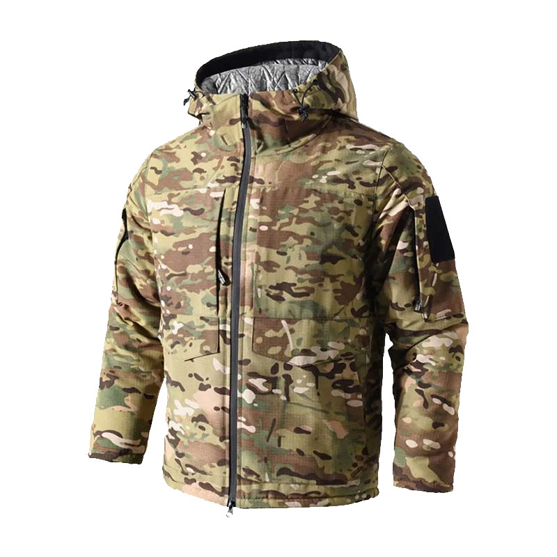 Zimowe męskie kurtki taktyczne – Camouflage Hunting Jacket recenzja i cena