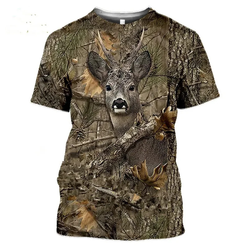 Koszulka 3D z kamuflażem, moty – Wildman Hunting & Outdoor Vanderbijlpark recenzja i cena