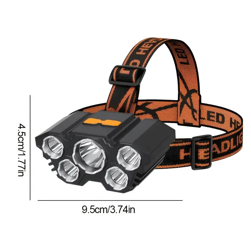 Przenośna latarka czołowa z 5  – Outdoor Hunting Lights recenzja i cena